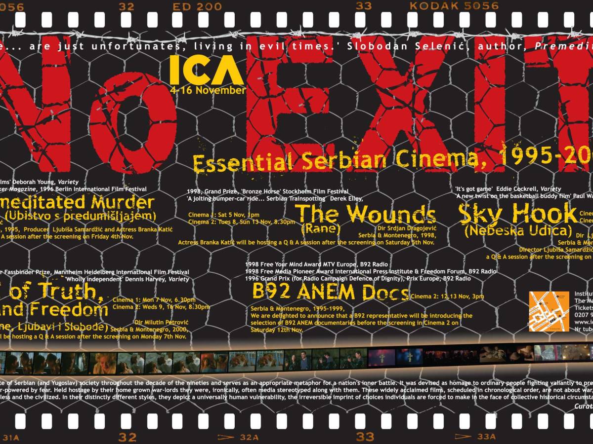 No Exit: Essential Serbian Cinema, 1995-2000